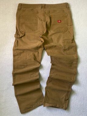 Dickies Brown Duck Canvas Double Knee Workwear Pants Skater Gorpcore